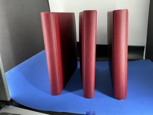 Safe "Morocco" Ringbinder o. Kassette Rot 704-1 - 3 Stück unwattiert neuwertig