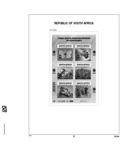 DAVO Südafrika Vordrucke Luxus 2025 DV9155 Neuware