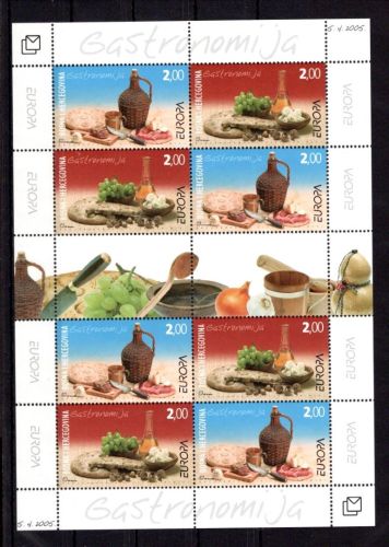 Bosnien Herzigowina Mostar ZD-Bogen MiNr. 154-155 postfrisch Cept