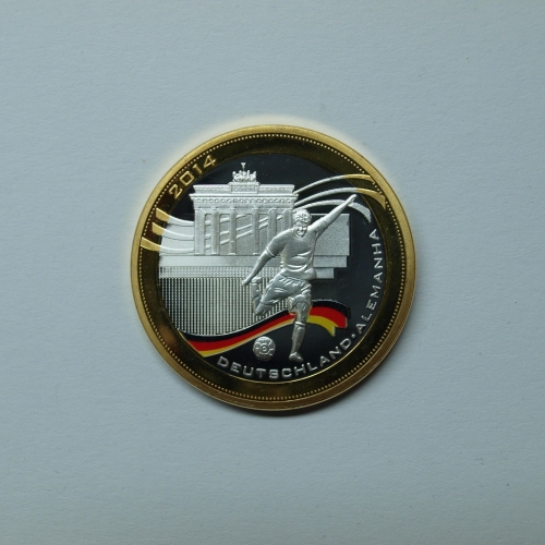 Medaille WM-Teilnahme 2014 Deutschland PP