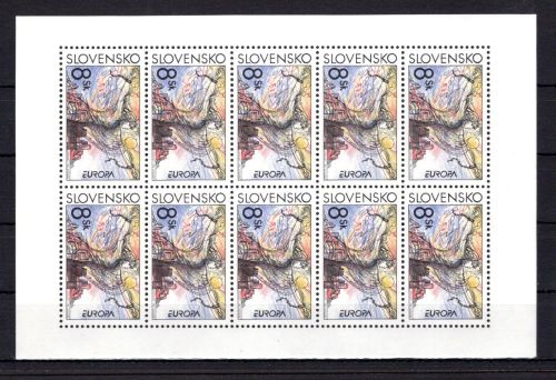 Slowakei Kleinbogen MiNr. 226 postfrisch Cept 1995