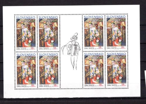 Slowakei Kleinbogen MiNr. 424 postfrisch Kunst