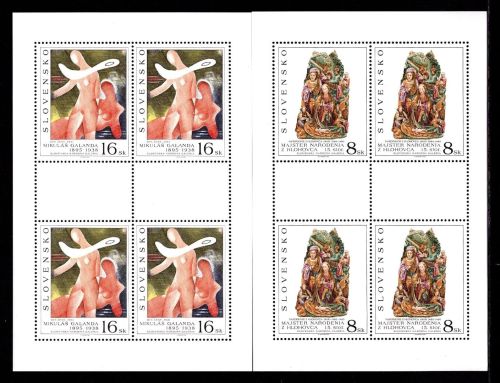 Slowakei Kleinbögen MiNr. 243-244 postfrisch Kunst