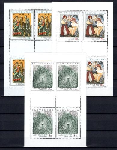 Slowakei Kleinbögen MiNr. 410-412 postfrisch Kunst