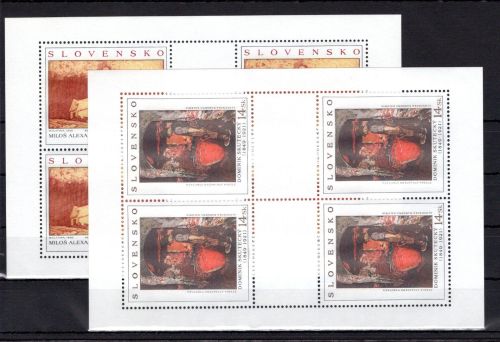 Slowakei Kleinbögen MiNr. 352-353 postfrisch Kunst