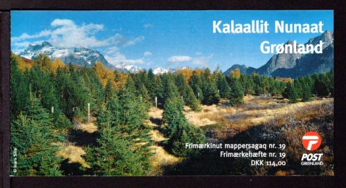 Grönland Markenheftchen mit MiNr. 580-581 postfrisch CEPT, Der Wald