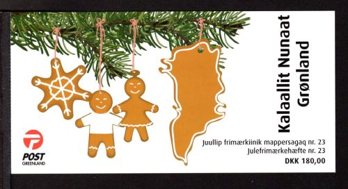 Grönland Markenheftchen mit MiNr. 809-810 postfrisch Weihnachten