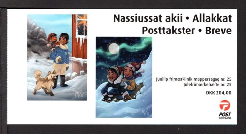 Grönland Markenheftchen mit MiNr. 871-872 postfrisch Weihnachten