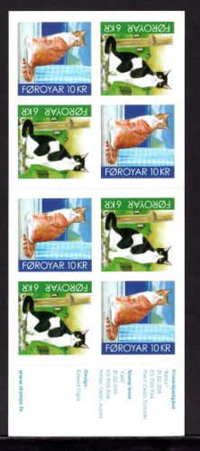 Färöer MH mit MiNr. 717-718 postfrisch Katzen