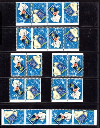 Georgien MiNr. 560-561 postfrisch alle Zusammendrucke, Cept 2008
