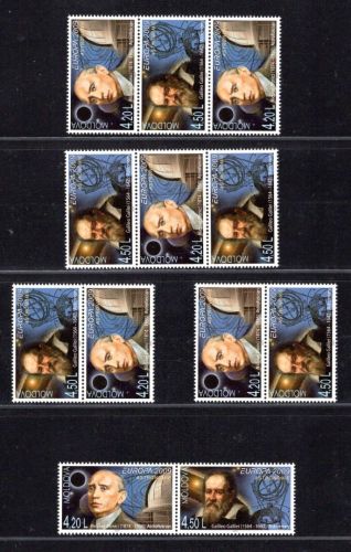 Moldawien MiNr. 650-651 postfrisch alle Zusammendrucke, Cept 2009