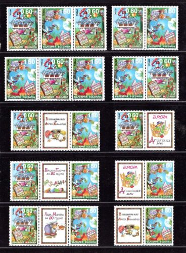 Bulgarien MiNr. 4945-4946 postfrisch alle Zusammendrucke, Cept 2010