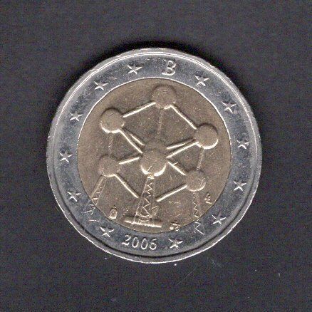 Belgien 2006 2 Euro Atomium