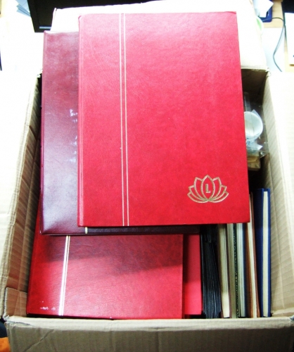 Inventurkiste, alles muß raus **/*/gestempelt Briefmarken, Belege!