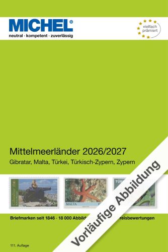 Michel Katalog Mittelmeerländer 2026/2027 (E 9) 6084-3 Neu