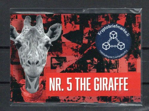 Liechtenstein MiNr. NR. 5 The Giraffe postfrisch Blockchain Technologie