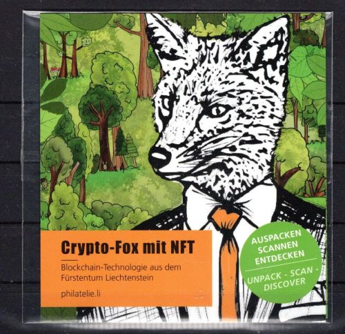 Liechtenstein MiNr. Fox mit NFT 2024 postfrisch Blockchain Technologie