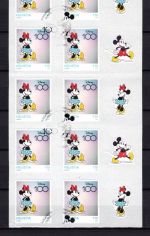 Schweiz Folienblatt MiNr. 2887-2888 gestempelt Walt Disney 100 Jahre