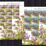 Ukraine 2018 MiNr. 1700-1703 Kleinbogen-Satz postfrisch Blüten Blumen Flowers