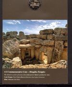 Malta 2 Euro Coincard 2018 Mnajdra Tempel BU