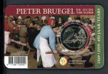 Belgien 2019 2 Euro Coincard Peter Bruegel, wallonisch unzirkuliert