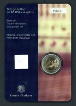 Andorra 2016 Coincard 2 Euro Gedenkmünze "25 Jahre Rundfunk" BU
