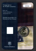 Andorra 2017 Coincard 2 Euro Gedenkmünze "Nationalhymne" BU