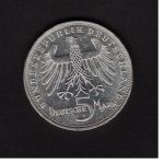 Bund 1955 5 DM Friedrich von Schiller, Originalmünze!