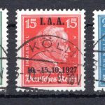Weimarer Republik MiNr. 407-409 gestempelt geprüft Schlegel