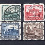 Weimarer Republik MiNr. 450-453 Vollstempel z. Teil geprüft