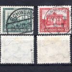 Weimarer Republik MiNr. 450-453 Vollstempel z. Teil geprüft