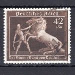 Deutsches Reich MiNr. 699 gestempelt Pferderennen, geprüft Peschl