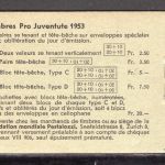 Schweiz Pro Juventute 1953 MiNr. MH 38 b postfrisch komplett