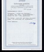 Bund Posthornsatz MiNr. 123-138 Unterrand postfrisch Fotoattest Schlegel