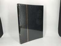 Leuchtturm Einsteckbuch Schwarz DIN A4 24 Blätter 48 schwarze Seiten Neu