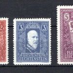 Liechtenstein MiNr. 140-142 postfrisch Attest Marxer SBPV