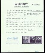 Liechtenstein MiNr. 119-121 postfrisch Attest Bruno Rupp