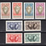 Liechtenstein MiNr. 82-89 postfrisch Attest Marxer SBPV