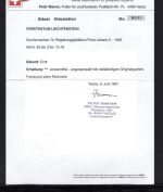Liechtenstein MiNr. 82-89 postfrisch Attest Marxer SBPV