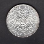 Preussen 1914 5 Mark Wilhelm II.