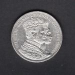 Preussen 1861 Krönungstaler Wilhelm und Augusta