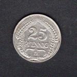 Kaiserreich 1910 D 25 Pfennig