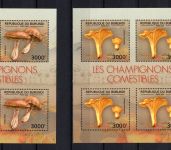 Burundi MiNr. 2738-2742 Kleinbogen-Satz postfrisch Pilze