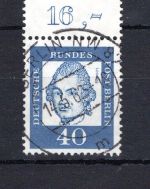 Berlin MiNr. 207 Oberrand Vollstempel ungefaltet, geprüft Schlegel
