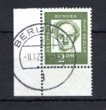 Berlin MiNr. 213 Eckrand Vollstempel ungefaltet, geprüft Schlegel