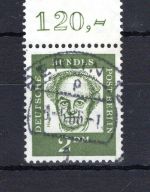 Berlin MiNr. 213 Oberrand Vollstempel ungefaltet, geprüft Schlegel