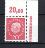 Berlin MiNr. 184 Eckrand P OR postfrisch ungefaltet