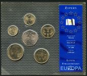 Zypern KMS aus div. Prägejahren im Blister unzirkuliert
