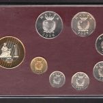 Malta diverse Prägejahre KMS in Hartbox incl. Medaille unzirkuliert