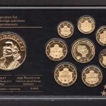 Monaco Specimen Satz "Grace Kelly" vergoldet PP